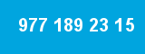 977 189 23 15 977 189 23 15